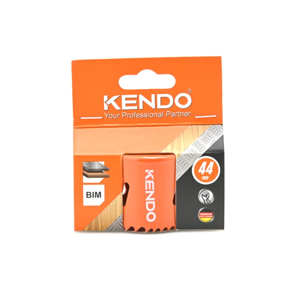 SKI - สกี จำหน่ายสินค้าหลากหลาย และคุณภาพดี | KENDO 41004427 โฮลซอเจาะเหล็ก 44 mm. (1 ชิ้น/แพ็ค) แบบลึก